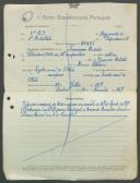 Francisco Batista - Soldado - 12ª. Compª. Regimento de Infantaria nº. 4
