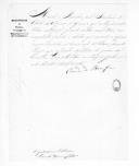 Portaria assinada pelo conde de Bonfim, secretário de Estado dos Negócios da Guerra, sobre o pagamento aos oficiais compreendidos na Convenção de Chaves.
