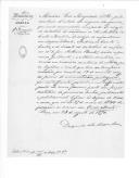 Aviso assinado pelo duque de Saldanha sobre nomeação da comissão para liquidar os direitos dos militares miguelistas que se renderam em Évora-Monte. 