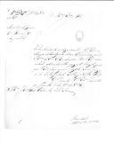Ofíco de José de Sousa para o conde de Subserra sobre o envio de documentos.