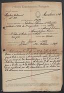 António Feliciano de Almeida - Soldado - Reg. Cavª. 4
