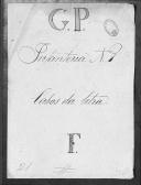 Processos sobre cédulas de crédito do pagamento das praças do Regimento de Infantaria 1, durante a Guerra Peninsular (letra F).