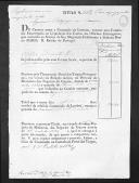 Títulos de crédito passados pela Comissão Encarregada da Liquidação das Contas dos Oficiais Estrangeiros (legação portuguesa em França), que estiveram ao serviço de D. Maria II (letra Q).