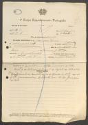 José das Dores - Soldado - 11ª. Compª. Regimento de Infantaria nº. 4
