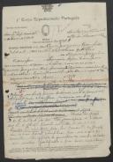 António Joaquim Campos - Soldado - Companhia de Sapadores de Caminhos de Ferro