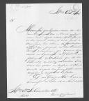 Correspondência de Pedro de Sousa Canavarro para    sobre relações da Comissão de Liquidação da Dívida dos Militares e Empregados Civis do Exército, que serviram no Exército Libertador, criada pelo decreto de 23 de Junho de 1834.