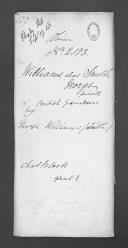 Processo do requerimento de George Williams em nome do seu filho George Williams Alias Smith, do Regimento de Granadeiros  Britânicos.