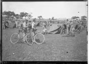 "Exercícios no hipódromo."