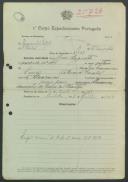 José Augusto  - Soldado - Regimento de Infantaria nº17