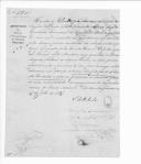 Ofícios da Secretaria de Estado dos Negócios da Guerra, assinados pelo visconde de Bóbeda, para o intendente militar, chefe da Repartição Provisional de Liquidações, sobre o subsídio a 16 praças que fizeram parte do Exército Libertador.