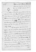 Processo sobre o requerimento do soldado James Franklin do Regimento de Lanceiros da Rainha.