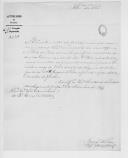 Correspondência do barão de Pernes, chefe interino da 1ª Direcção do Ministério da Guerra, para o comandante da 3ª Divisão Militar sobre praças, deserções, pessoal, conselhos de guerra, presos, degredo e recrutamento militar.