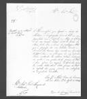 Correspondência de Pedro de Sousa Canavarro para marquês de Saldanha sobre relações da Comissão de Liquidação da Dívida dos Militares e Empregados Civis do Exército, que serviram no Exército Libertador, criada pelo decreto de 23 de Junho de 1834.
