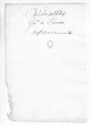 Correspondência de várias entidades para António Vicente de Queirós sobre intendência, ordem pública, deslocamentos para a Galiza, pessoal, informações militares, nomeações de pessoal, morte do duque de Bragança, licenças, vencimentos, operações, desersões e guerrilhas carlistas e Portugal.