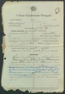 Jacinto Rebocho - Soldado - Regimento de Infantaria nº17