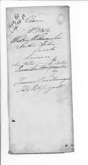 Processo do requerimento de Rosa Sutton em nome do soldado William Walters, do Regimento de Lanceiros da Rainha.