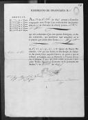 Processos sobre cédulas de crédito do pagamento das praças e sargentos do Regimento de Infantaria 1, durante a Guerra Peninsular (letras A e B).