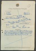 Miguel José Horta - Soldado - Regimento de Infantaria nº. 4