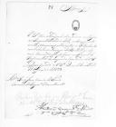 Ofícios de António Garcez Pinto para José Correia de Faria sobre a entrega do espólio de um soldado que morreu no hospital.