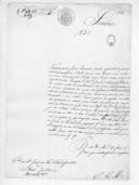 Correspondência de várias entidades para José Lúcio Travassos Valdez, ajudante general do Exército remetendo requerimentos de militares (letra F).