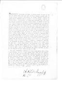 Proclamação de António Francisco Maggessi sobre os estragos do liberalismo e fidelidade ao rei D. Miguel I.  