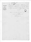 Correspondência entre várias entidades acerca do destino dos papéis do arquivo 1º Regimento de Infantaria Ligeira da Rainha.