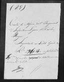 Processo de liquidação de contas do alferes Alphonse Rayer que serviu no 1º Regimento de Infantaria Ligeira da Rainha.