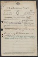 António Oliveira Fontes - Soldado - 7ª. Compª. 1º. Grupo Adm. Militar
