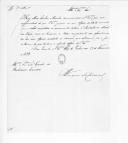 Correspondência de várias entidades para o conde de Barbacena Francisco sobre oficiais que excederam o seu tempo de licença, informações acerca de um brigue escuna que fundeou na baía de Cascais, decreto de 18 de Janeiro de 1829 que proibía  a saída de gado muar e cavalar para fora do Reino e providências a tomar, solípedes e remonta, vencimentos, admnistração, despesas relativas a obras de fortificação e transferência de pessoal para as Companhias de Veteranos e reformados, remetendo relação dos oficiais execedidos às licenças que lhes foram concedidas para fora do Reino.