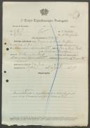 Joaquim de Sousa Cristino - Soldado - 11ª. Compª. Regimento de Infantaria nº. 4