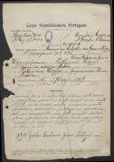 Américo Rebelo da Gama Higgc - 1.º Sargento - 3.º Esquadrão do Regimento de Cavalaria 4