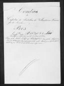 Processo de liquidação de contas do capitão Pees que serviu no Batalhão de Voluntários Franceses de Peniche.