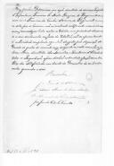 Decreto assinado por D. Manuel de Portugal e Castro, marquês de Saldanha, visconde de Oliveira, José António Maria de Sousa Azevedo e José Jacinto Valente Farinha, demitindo os capitães de Infantaria Francisco de Mello Breyner e Francisco da Cunha Menezes por se manifestarem a favor da rebelião.