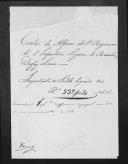 Processo de liquidação de contas do alferes Dufey Louis que serviu no 1º Regimento de Infantaria Ligeira da Rainha.