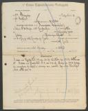 Francisco Cândido - Soldado - 12ª. Compª. Regimento de Infantaria nº. 4