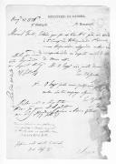 Processo sobre o requerimento do ex-soldado Manuel Fortes, da 1ª Companhia do Batalhão de Caçadores 5, transferido para a 8ª Companhia de Veteranos da Estremadura.