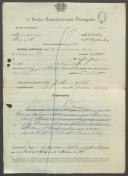 Manuel Joaquim Coelho - Soldado - 12ª. Compª. Regimento de Infantaria nº. 4