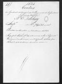 Processo da liquidação das contas de A. C. Delehay, que serviu no 1º Regimento de Infantaria Ligeira da Rainha.