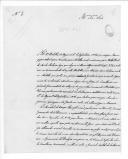 Ofícios de João Carlos de Saldanha Oliveira e Daun para José de Sousa Pereira de Sampaio sobre a ordem de marcha do Batalhão de Regimento de Infantaria 14 para Mértola como meio de prevenir ataques das guerrilhas espanholas e sobre o reforço da guarnição de Badajoz com mais de 700 cavalos.