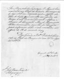 Aviso do visconde de Santa Marta para o João Vieira Tovar de Albuquerque sobre o pedido de remessa do ofício e mapa do cirurgião mor de um Regimento do comando do referido visconde.