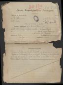 Manuel Domingos - Soldado - Batalhão de Sapadores dos Caminhos de Ferro