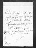 Processo de liquidação de contas do alferes De Tenre Charles que serviu no 1º Regimento de Infantaria Ligeira da Rainha.
