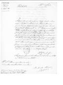 Ofícios assinados pelo barão de Monte Pedral para o administrador do concelho de Montemor-o-Novo sobre dívidas de várias entidades ao Arsenal do Exército.