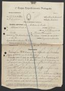 António dos Santos - Soldado - 1.º Grupo de Companhias de Administração Militar