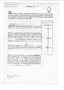 Títulos de crédito passados pela Comissão Encarregada da Liquidação das Contas dos Oficiais Estrangeiros, que estiveram ao serviço de D. Maria II, e de praças da Brigada Real da Marinha.