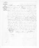 Aviso (autógrafo) de Adriano Maurício Guilherme Ferreri, da Secretaria Geral do Ministério da Guerra, para o inspector fiscal do Exército sobre averbamento de dois títulos na dívida militar.