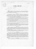 Carta de lei de D. Maria II sobre pagamentos ao Estado.