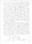 Decreto (cópia) da rainha D. Maria II, assinado por conde do Bonfim, Rodrigo da Fonseca Magalhães e António Bernardo da Costa Cabral, concedendo amnistia aos implicados no movimento revolucionário, ocorrido em Castelo Branco e Portalegre.