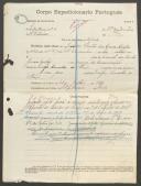 João dos Santos da Graça Coelho - Soldado - Regimento de Infantaria nº 4