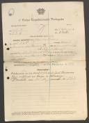 José da Palma - Soldado - 11ª. Compª. Regimento de Infantaria nº. 4